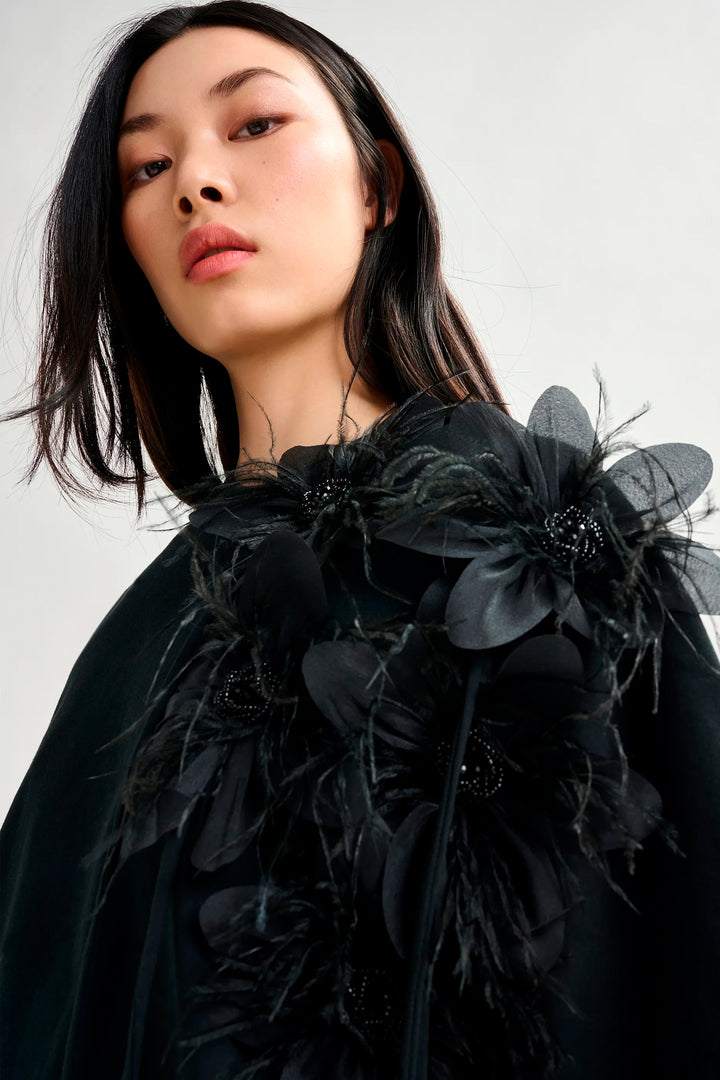 Essentiel Antwerp Ibiscus T-shirt - Black