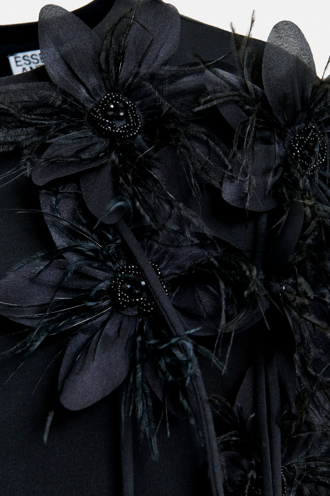 Essentiel Antwerp Ibiscus T-shirt - Black