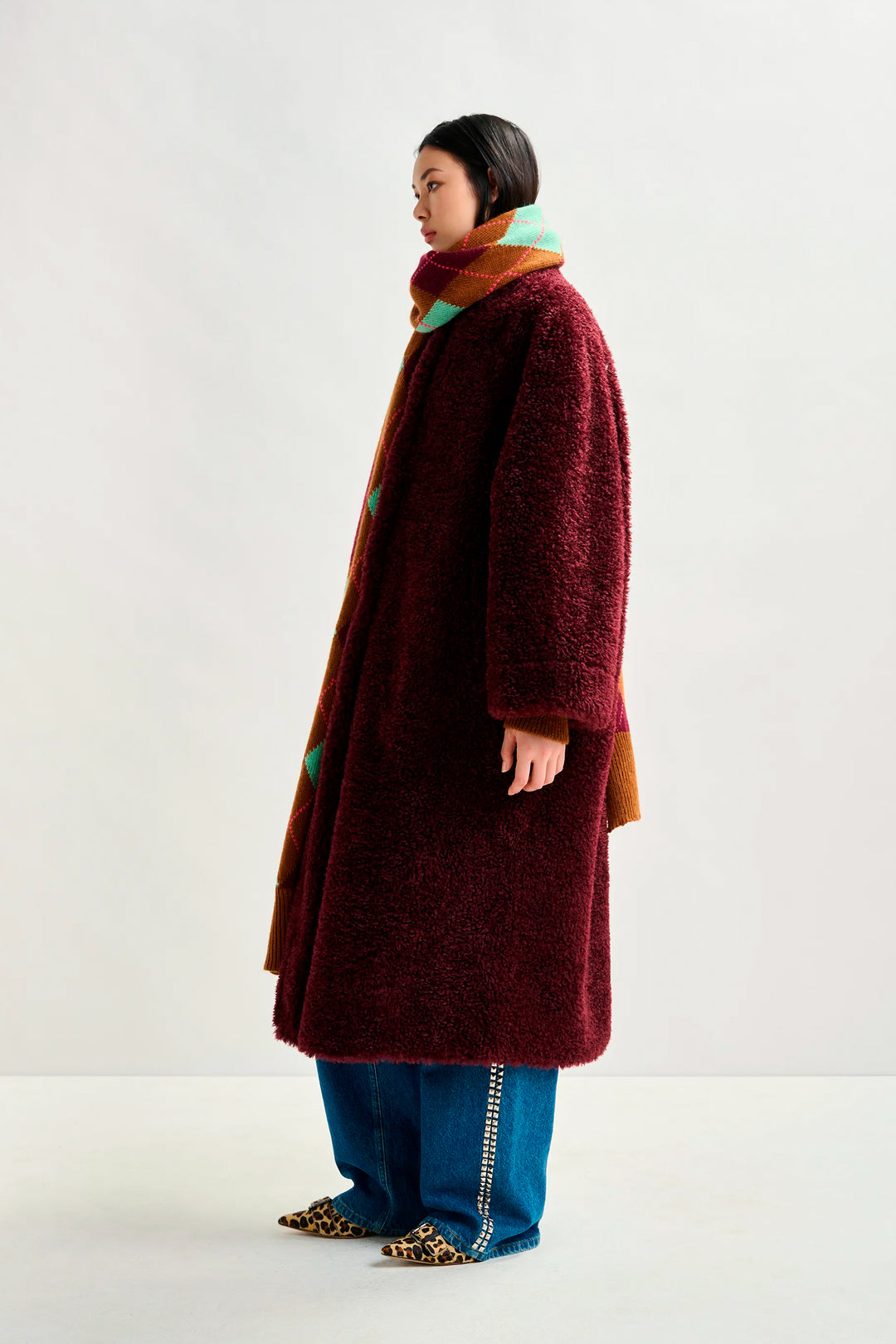 Essentiel Antwerp Ispot Coat - Mauve