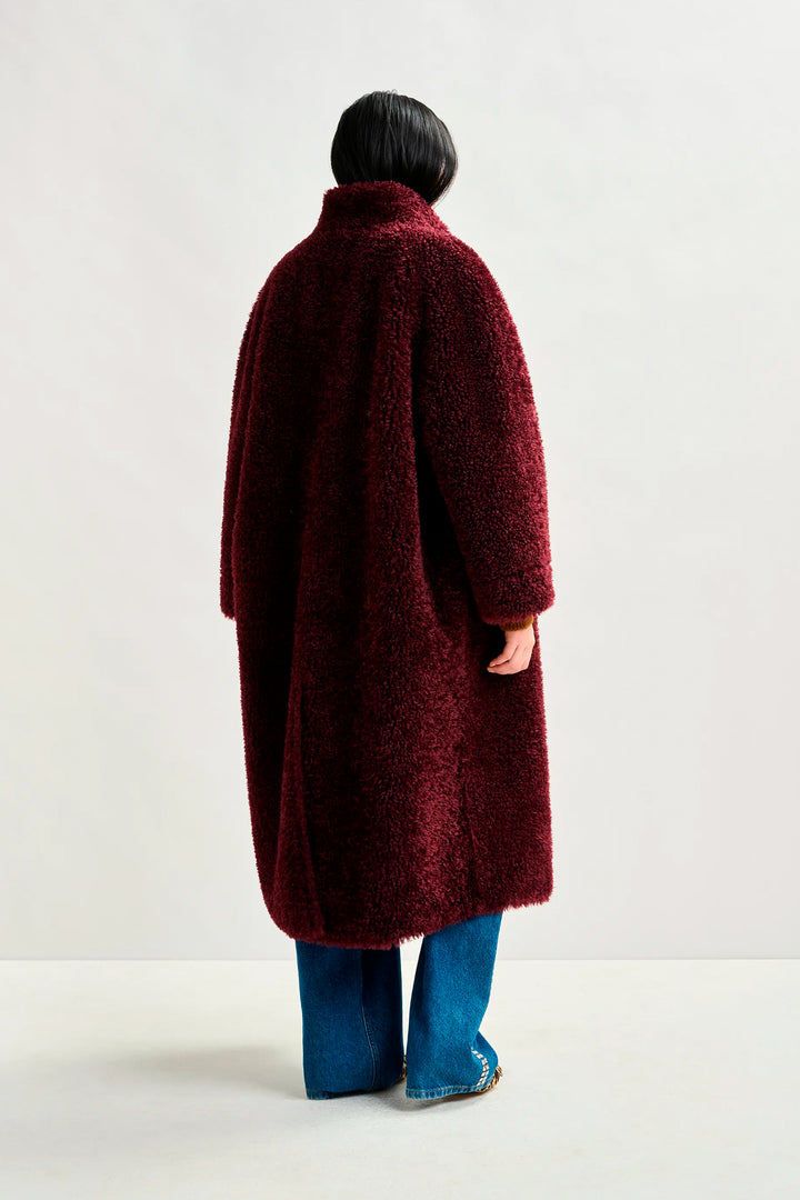 Essentiel Antwerp Ispot Coat - Mauve