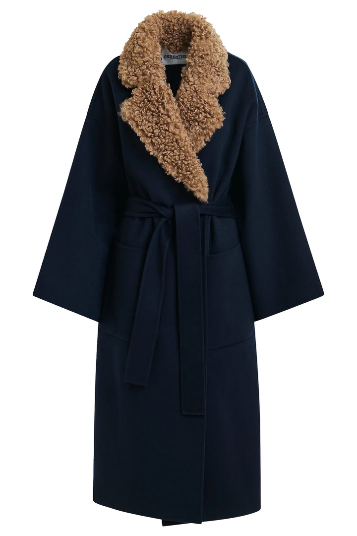 Essentiel Antwerp Irno Coat - Navy