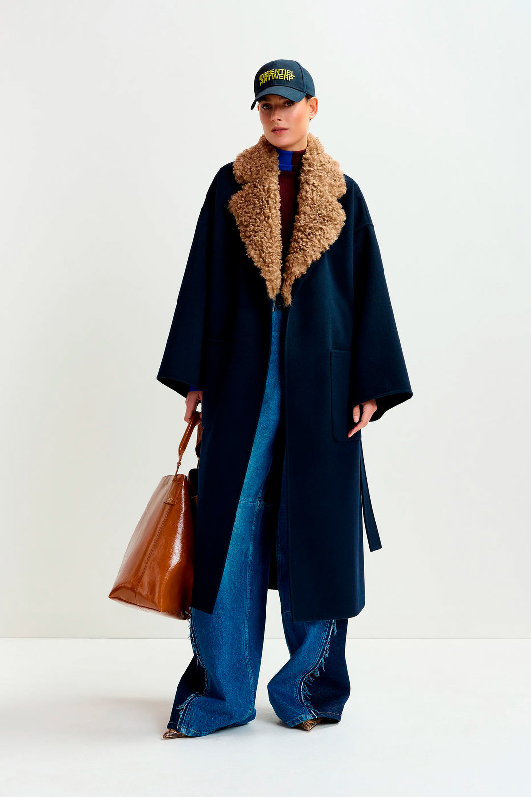 Essentiel Antwerp Irno Coat - Navy