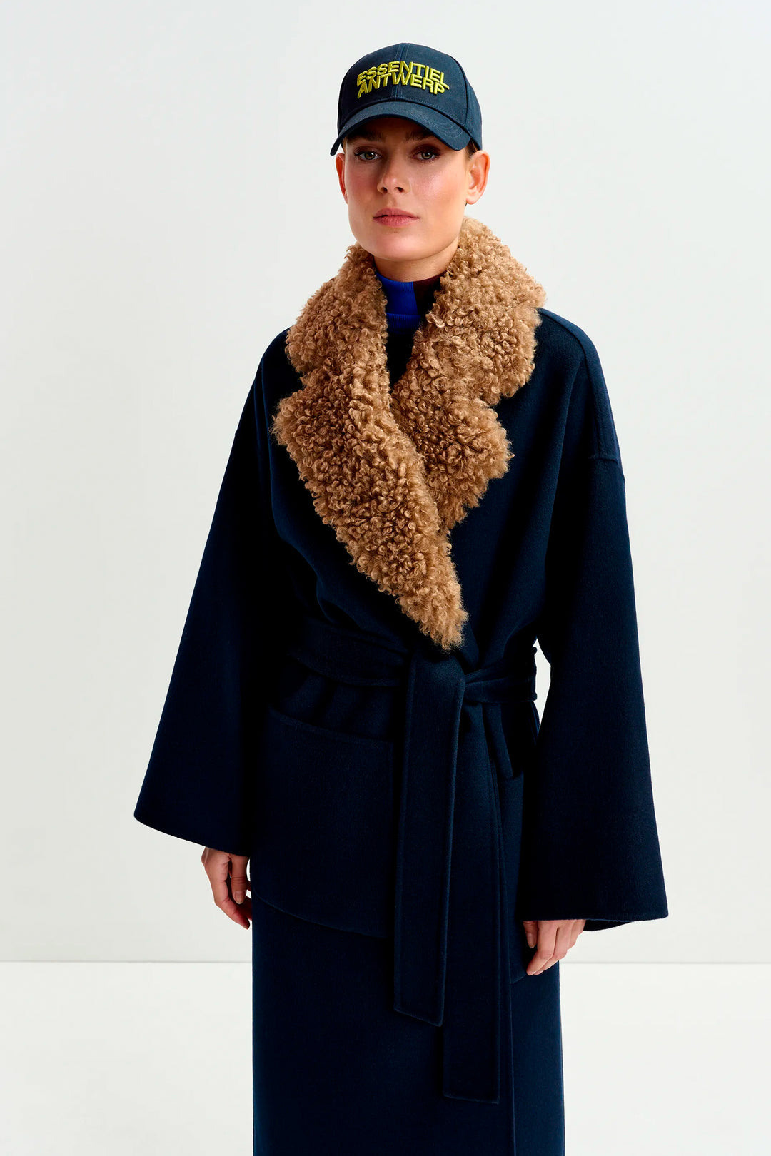 Essentiel Antwerp Irno Coat - Navy