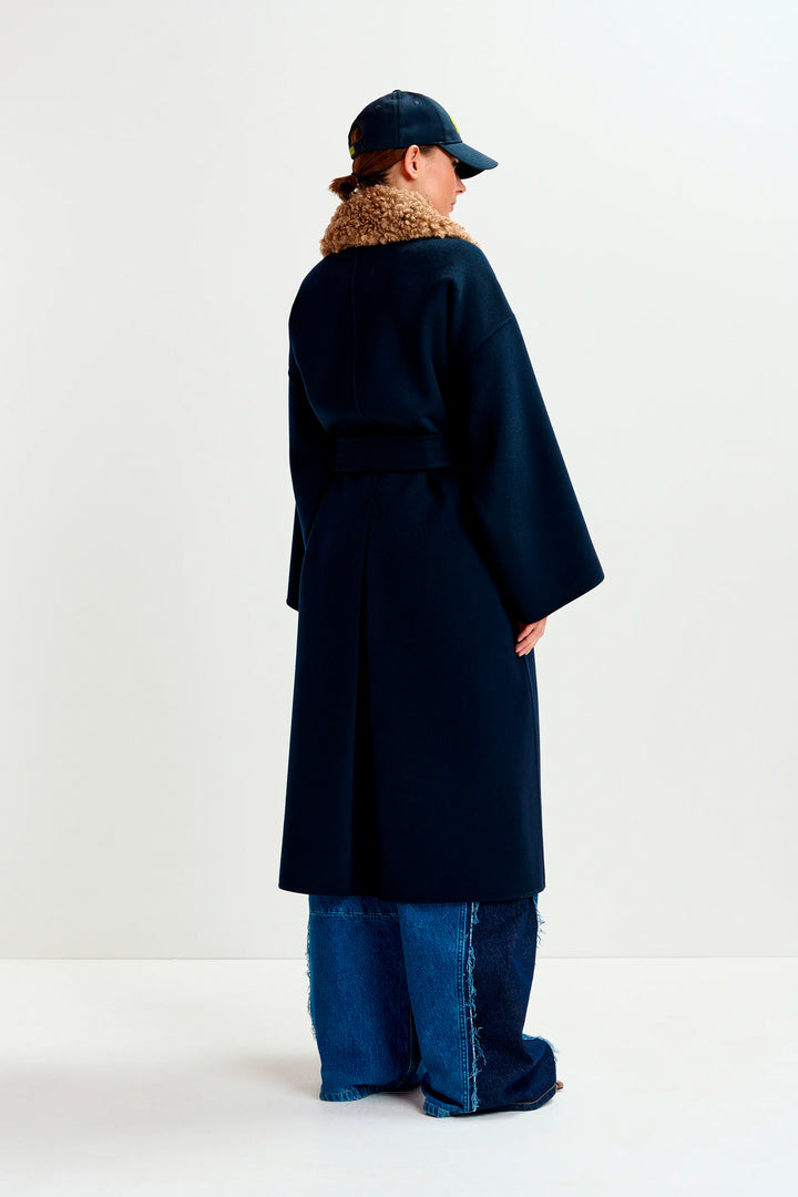 Essentiel Antwerp Irno Coat - Navy