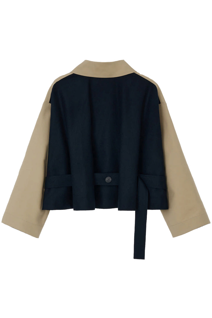 The Loom Flare Cropped Coat - Beige