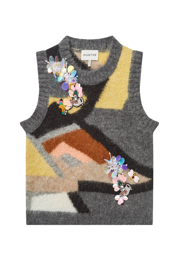 Munthe Rubble Vest - Grey