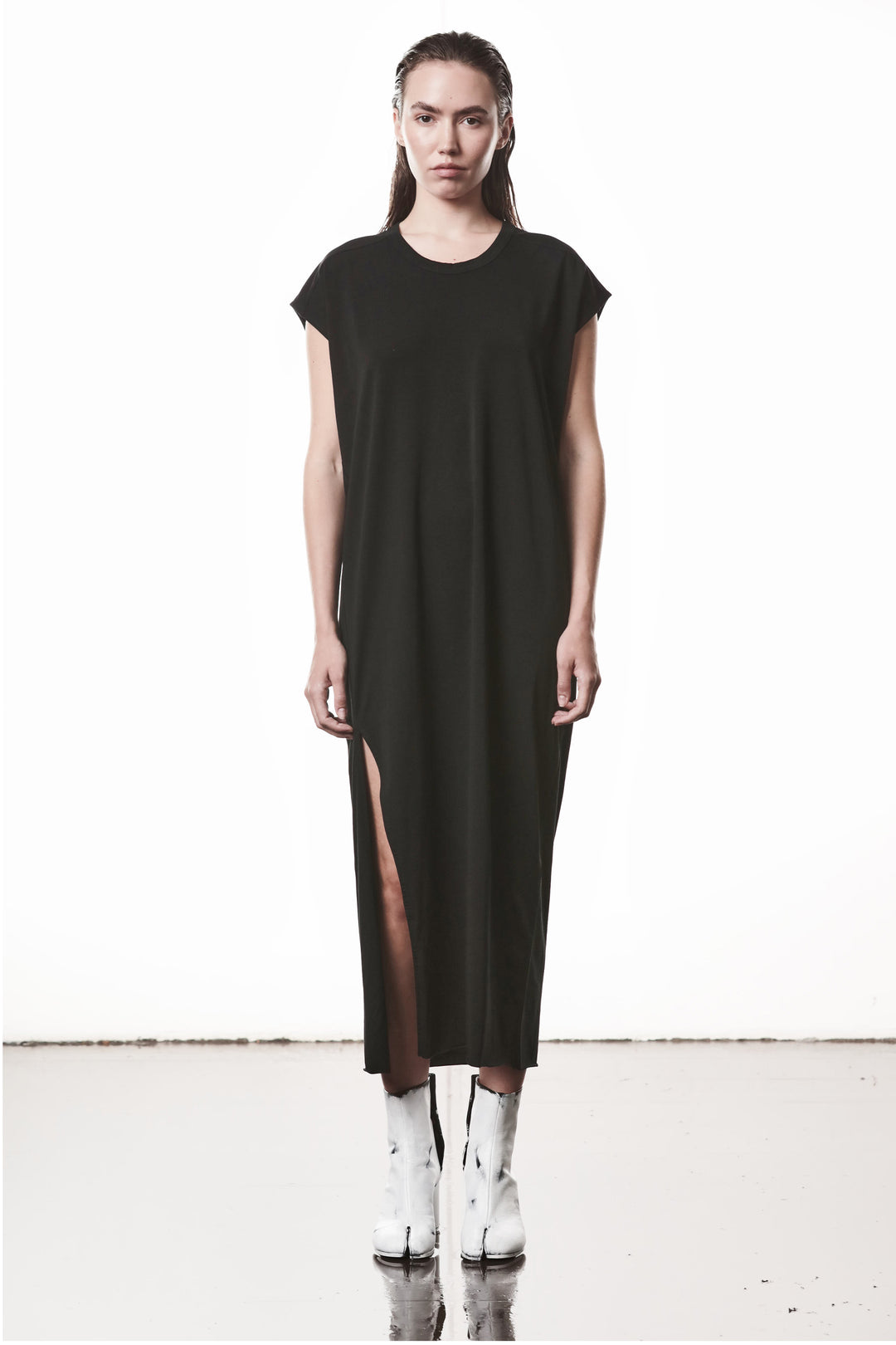 Thom Krom Split Dress - Black
