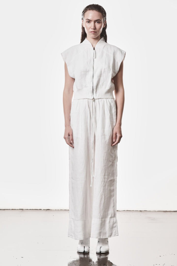 Thom Krom Bomber Vest - Off White