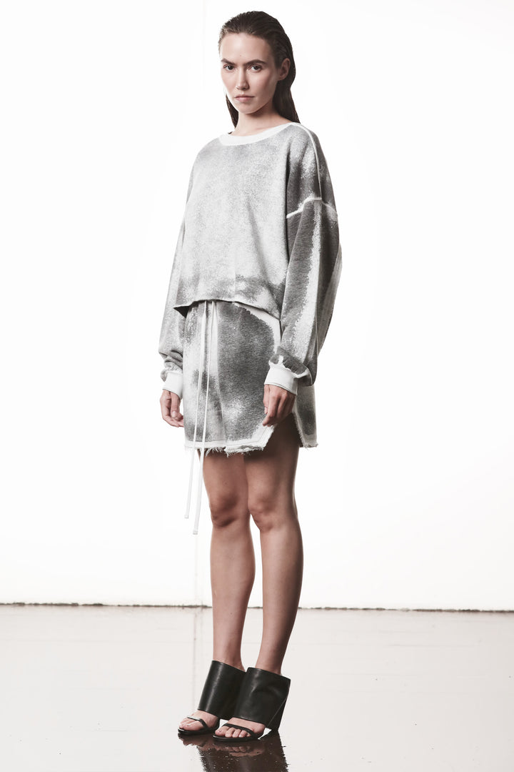 Thom Krom Spray Sweatshirt - Grey