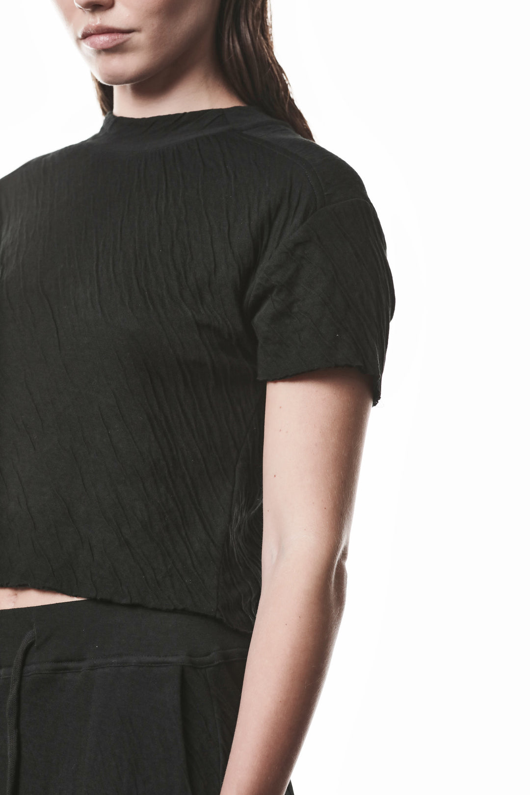 Thom Krom Crushed Tee - Black