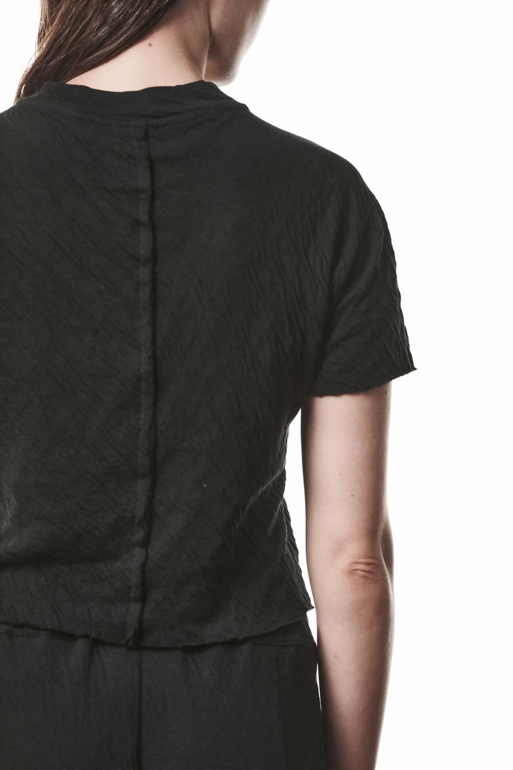 Thom Krom Crushed Tee - Black