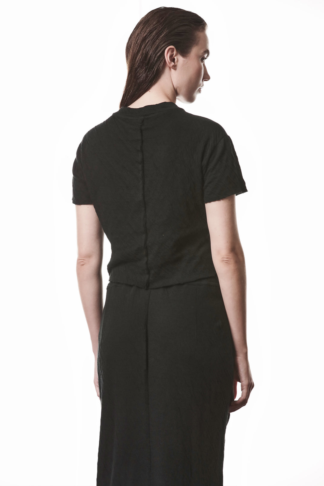 Thom Krom Crushed Tee - Black