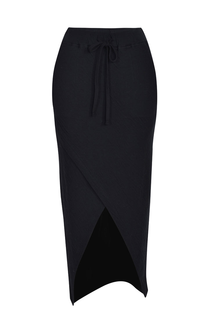 Thom Krom Crushed Skirt - Black