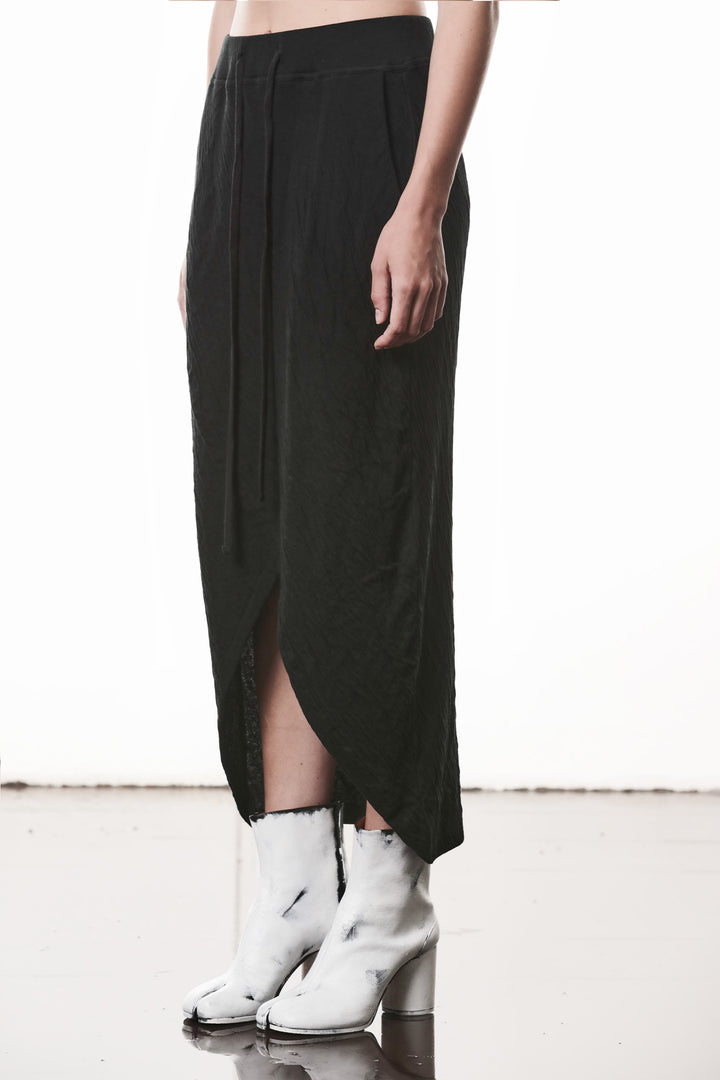 Thom Krom Crushed Skirt - Black