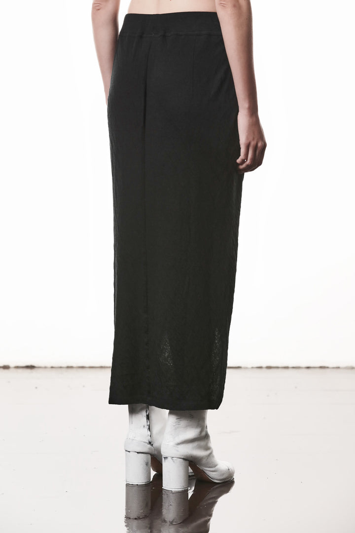 Thom Krom Crushed Skirt - Black