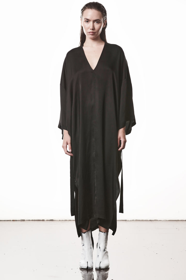 Thom Krom Relaxed Sateen Dress - Black