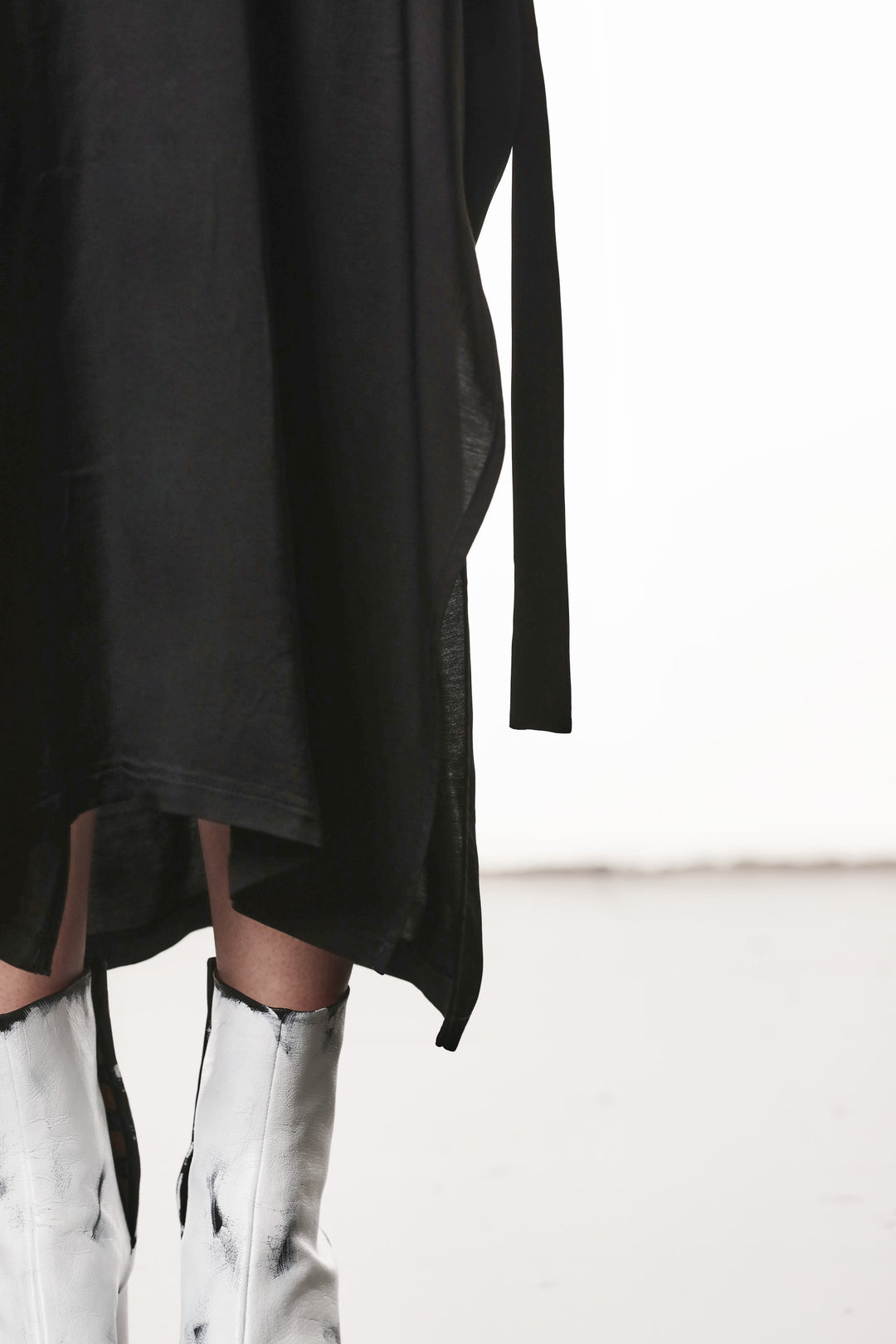 Thom Krom Relaxed Sateen Dress - Black