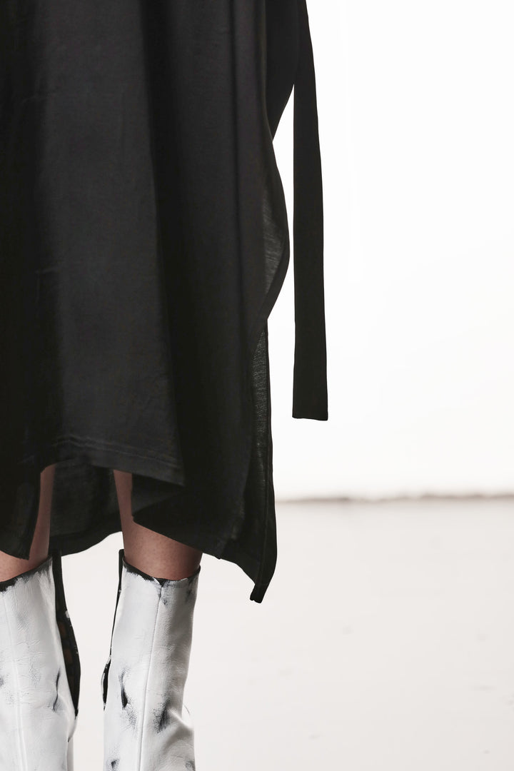 Thom Krom Relaxed Sateen Dress - Black