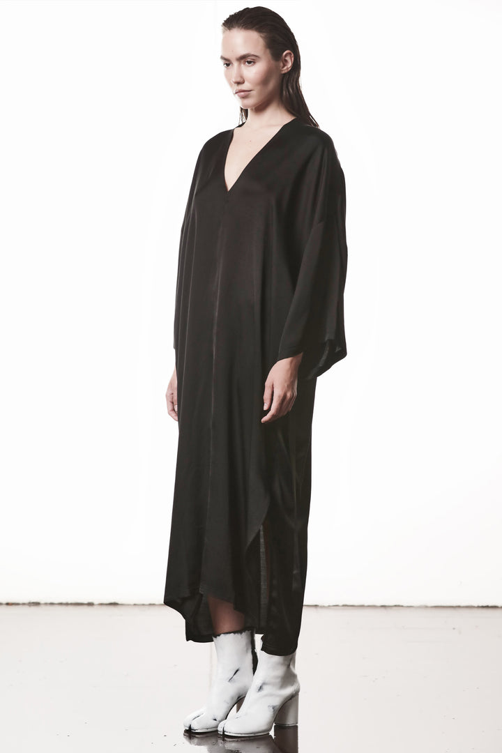 Thom Krom Relaxed Sateen Dress - Black