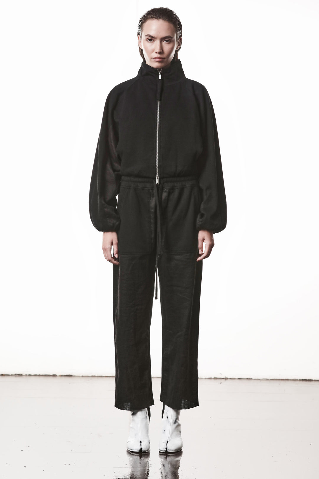 Thom Krom Sweat Jacket - Black