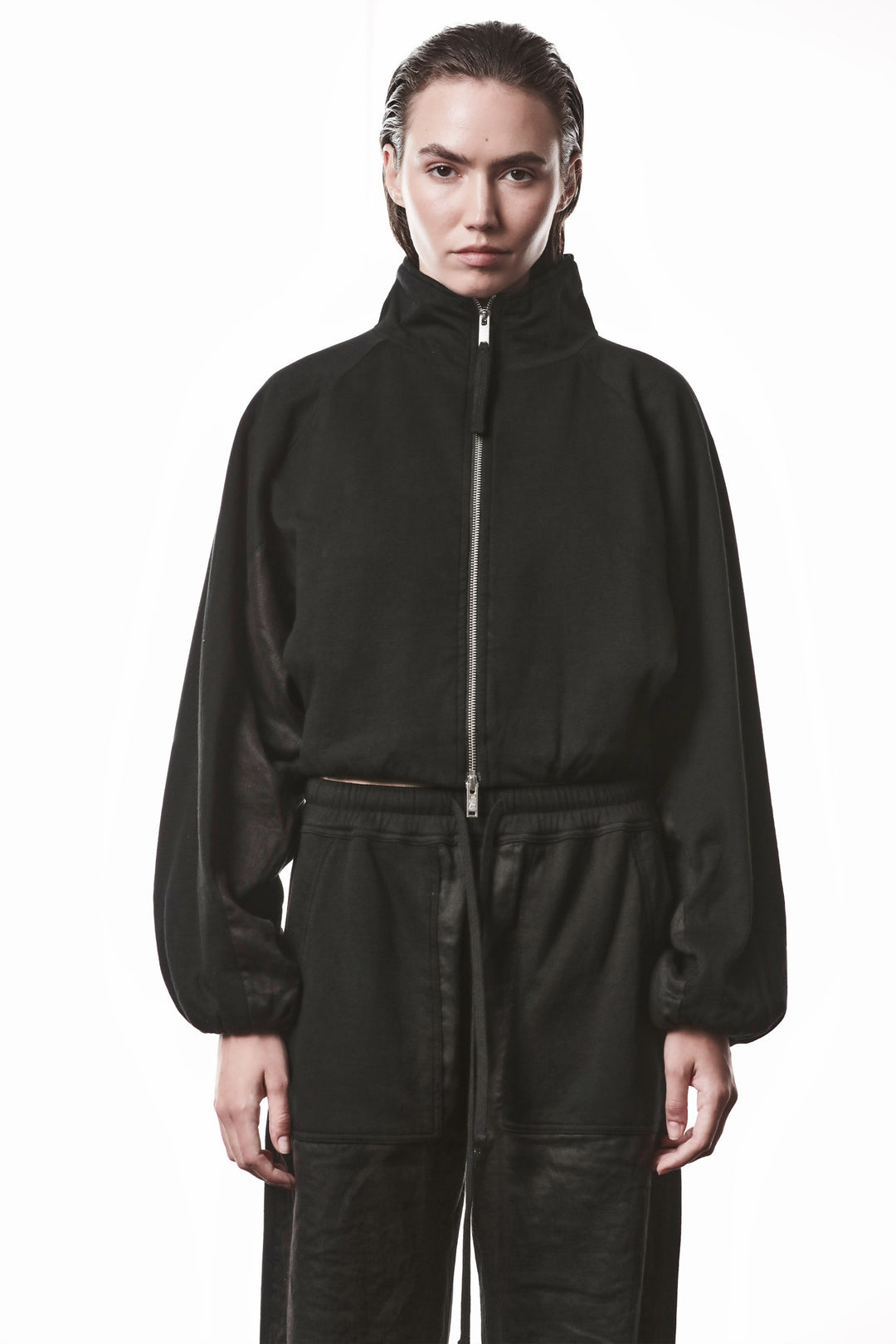 Thom Krom Sweat Jacket - Black