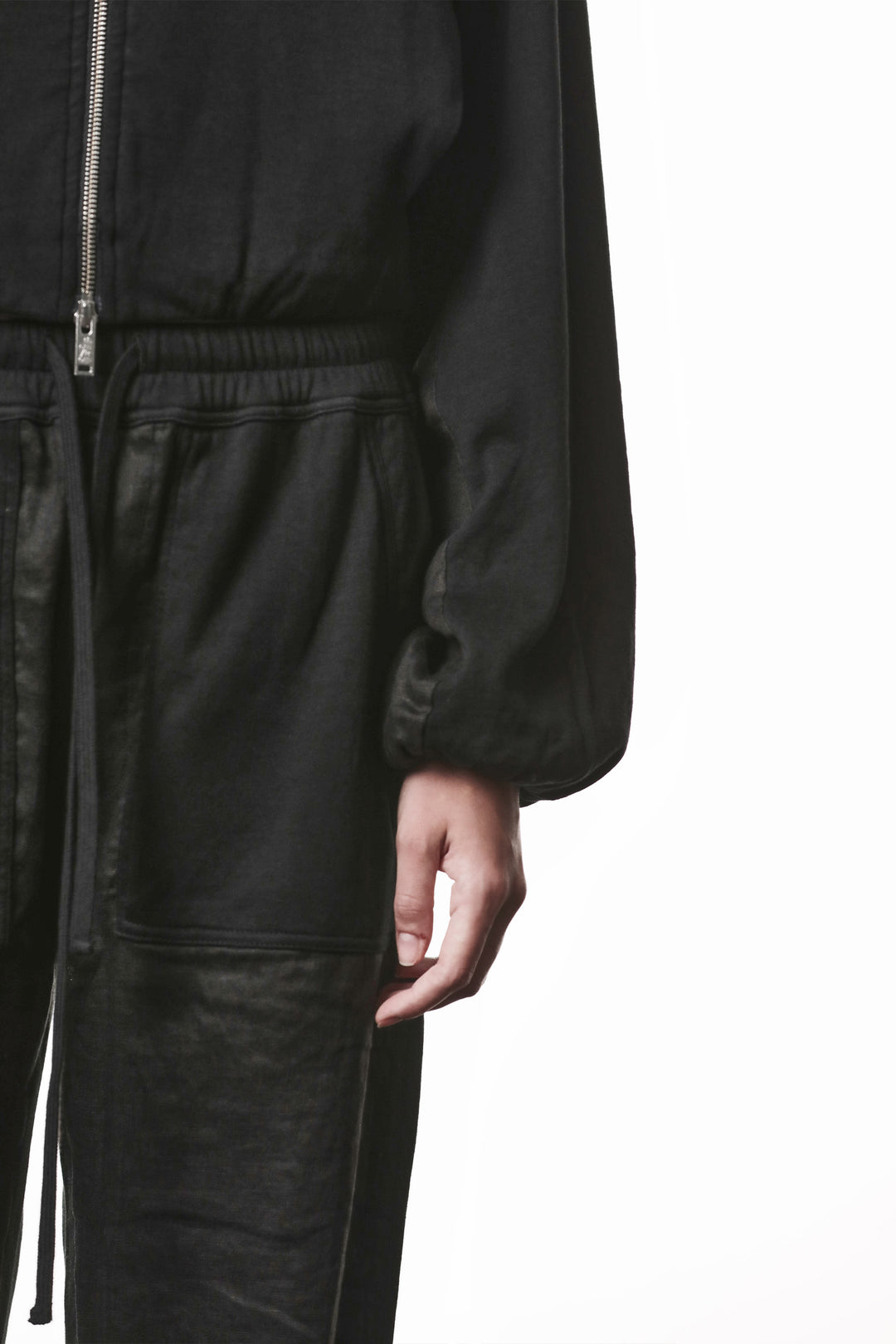 Thom Krom Sweat Jacket - Black