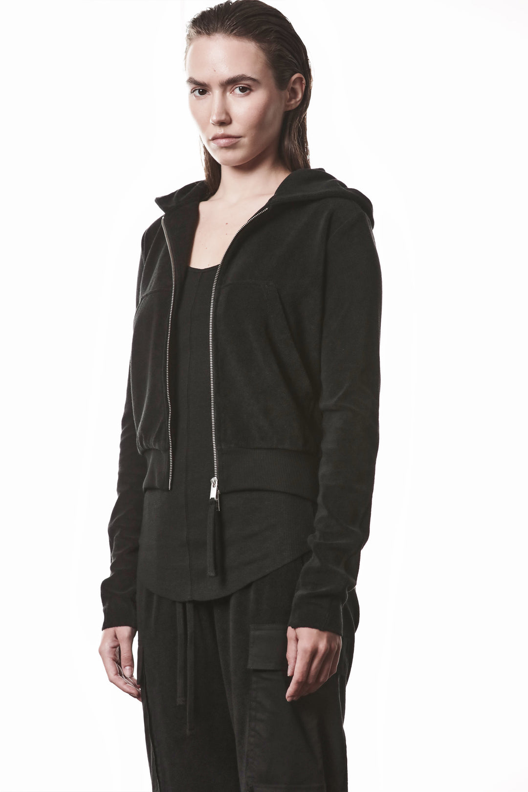Thom Krom Terry Sweat Jacket - Black