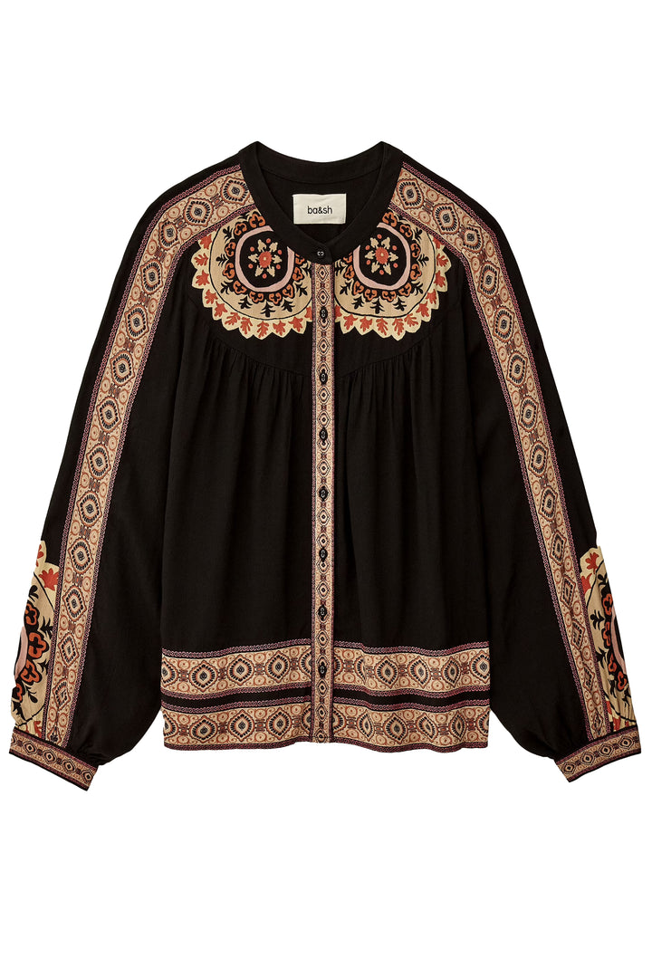 BA&SH Valda Chemise - Black