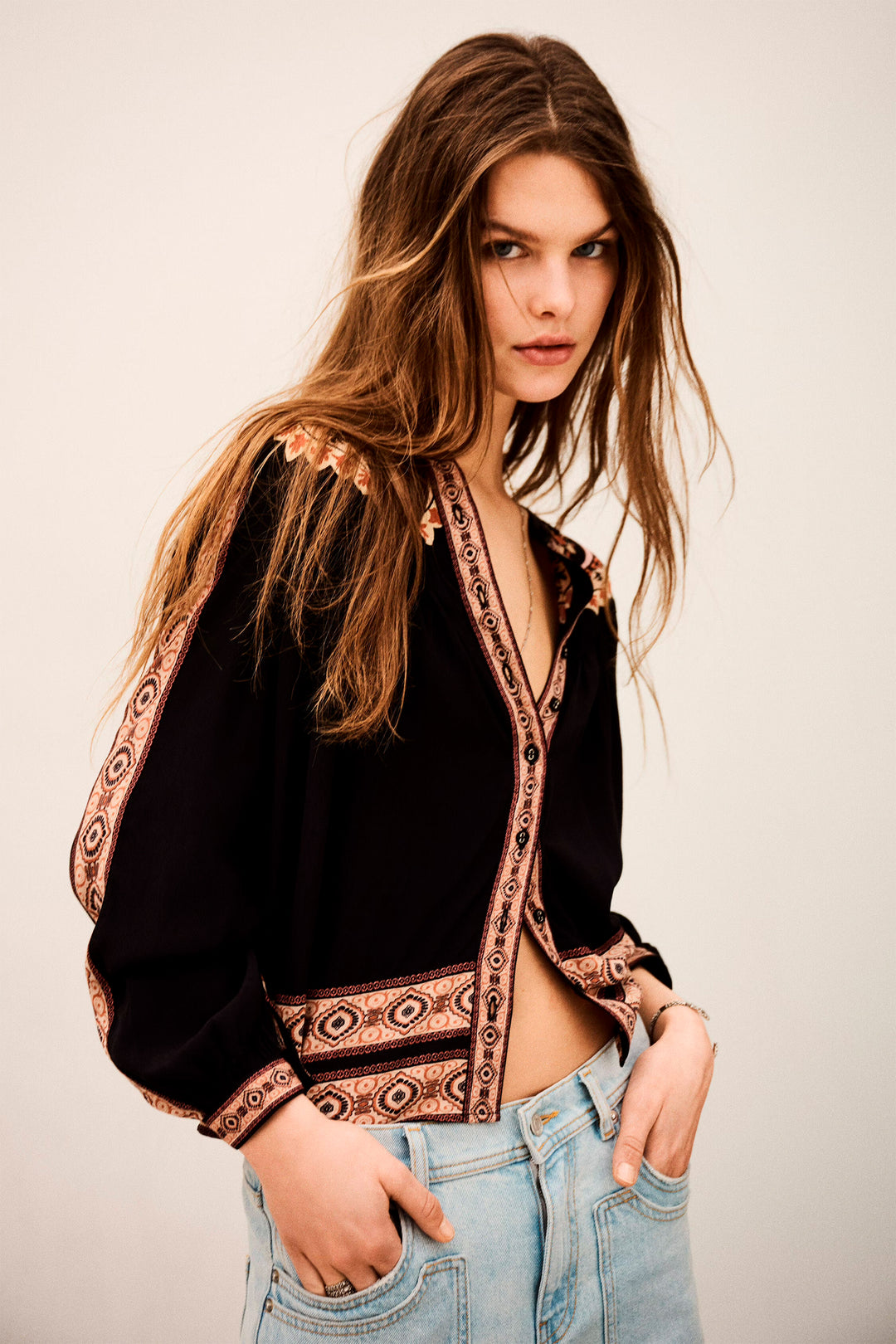 BA&SH Valda Chemise - Black