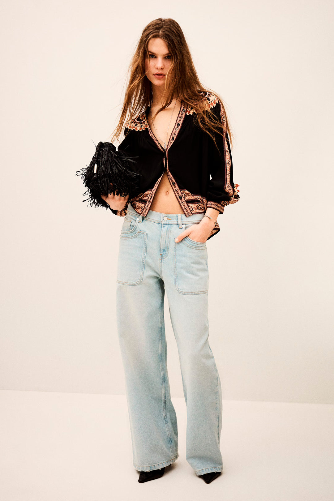 BA&SH Valda Chemise - Black