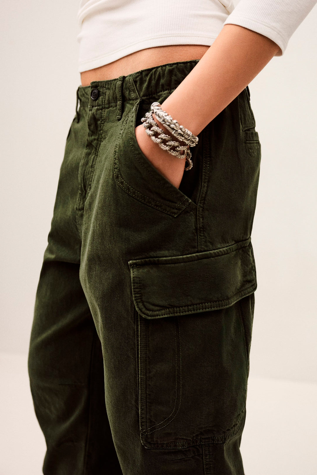 BA&SH Fino Pants - Khaki