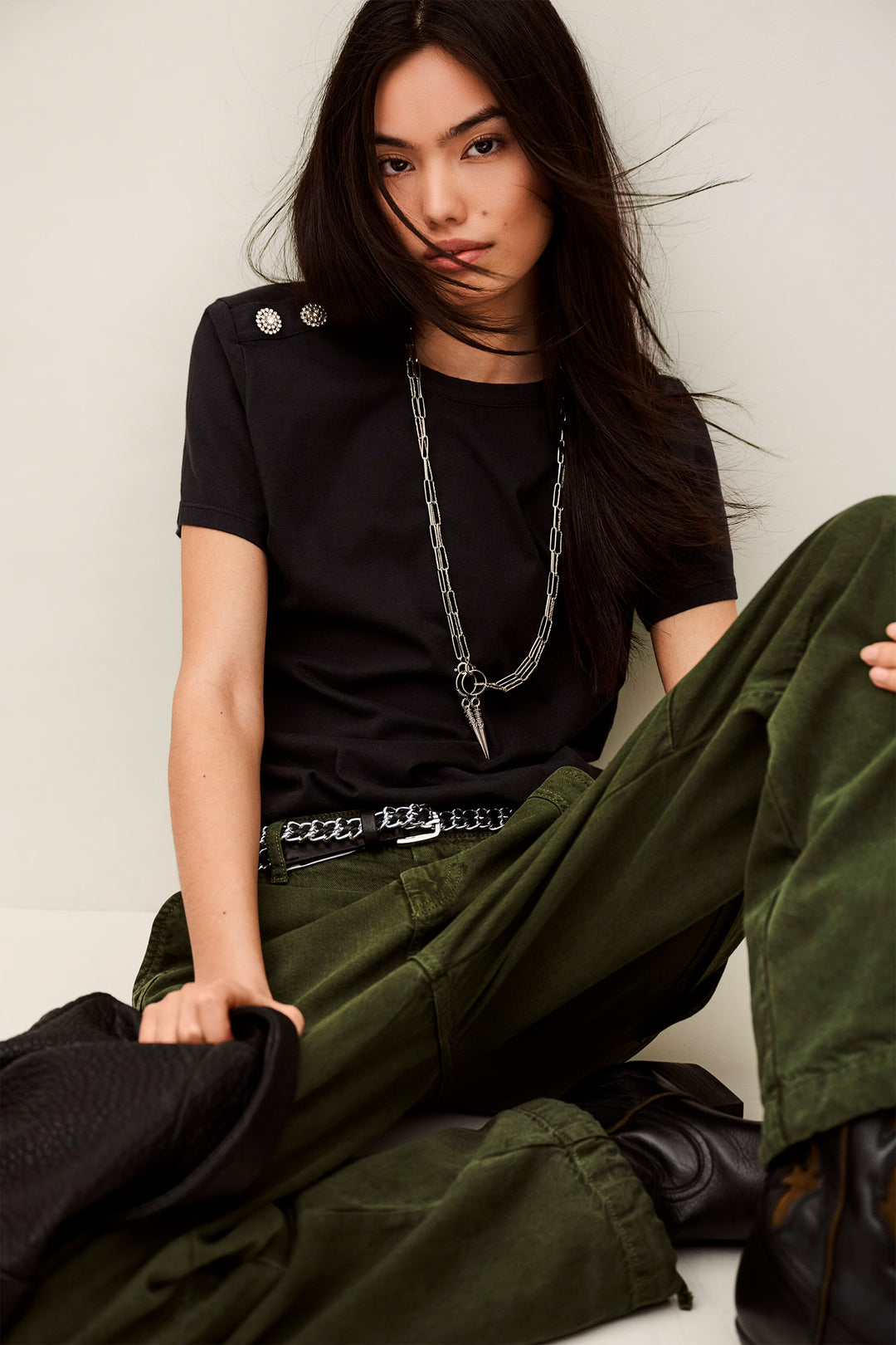 BA&SH ELMER T-SHIRT - Black