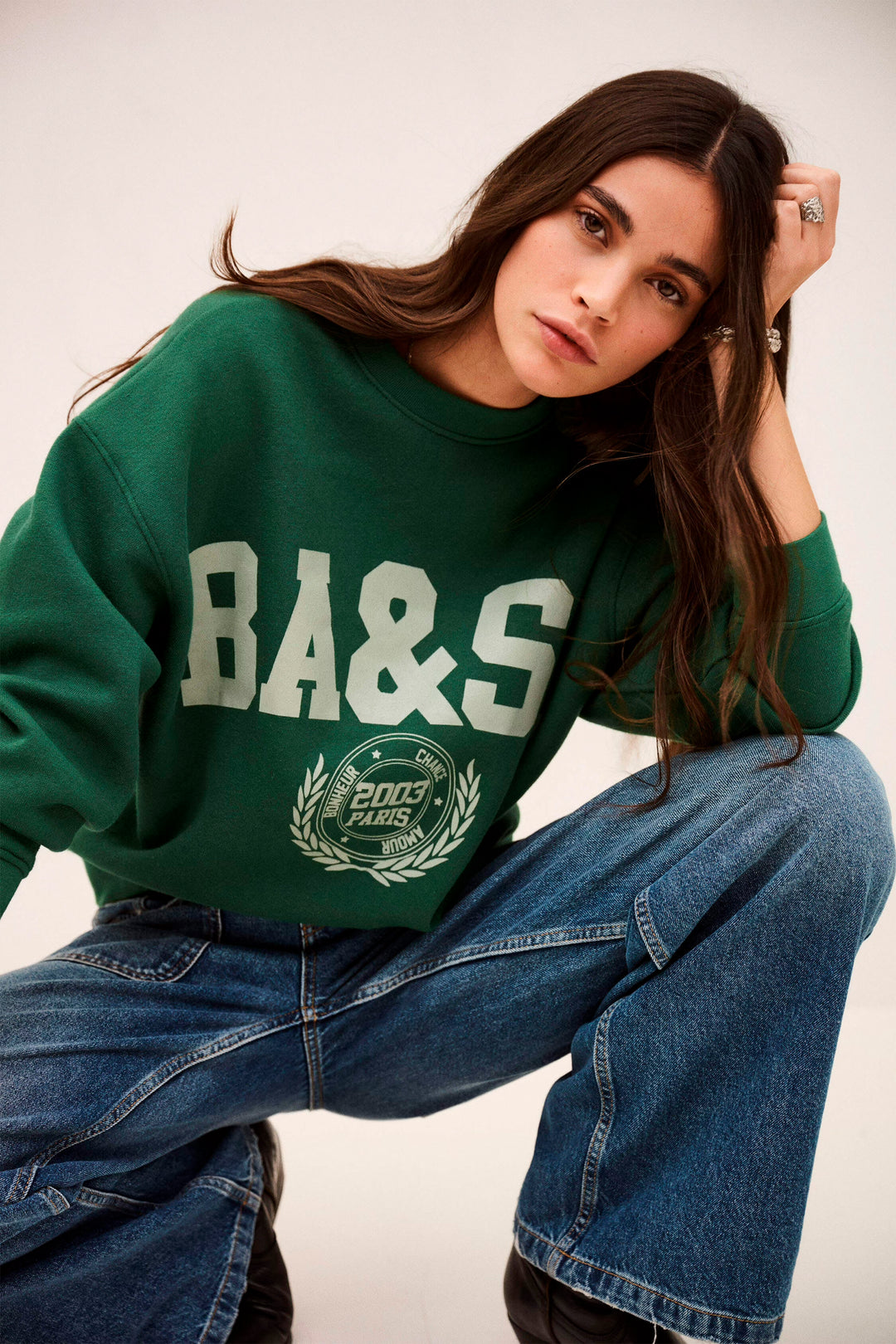 BA&SH Fenja Sweatshirt - Green
