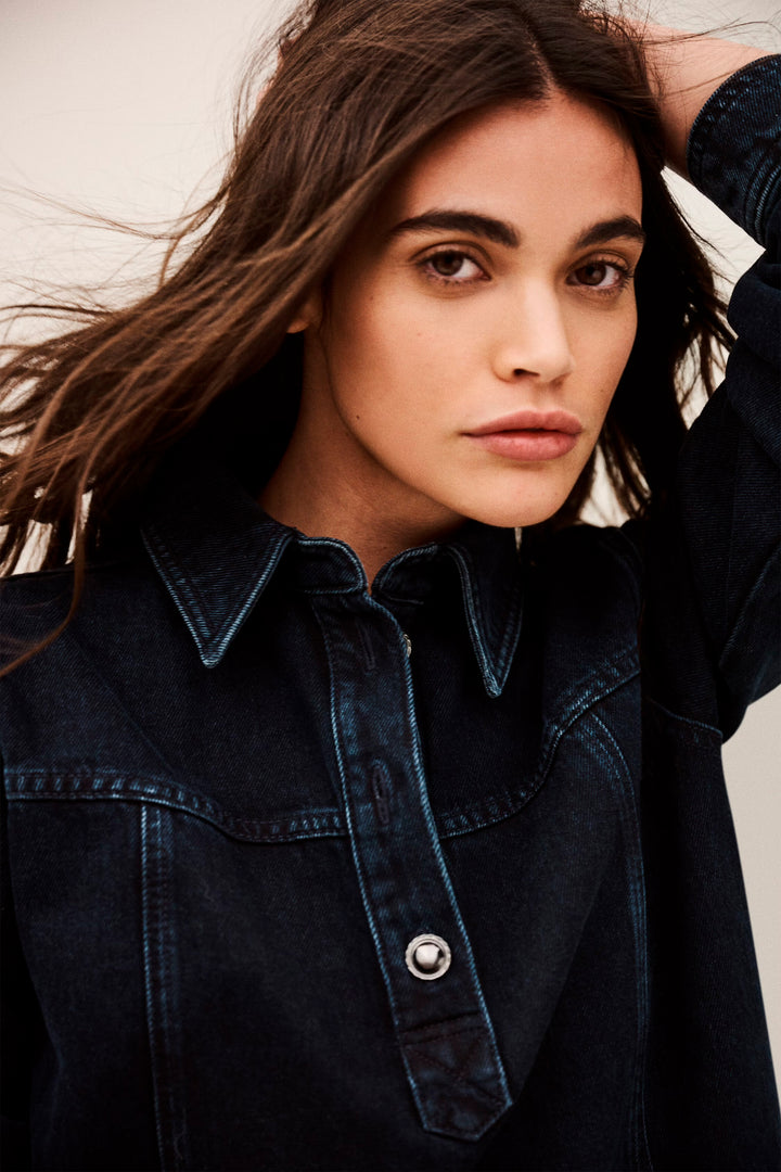 BA&SH Tona Dress - Navy