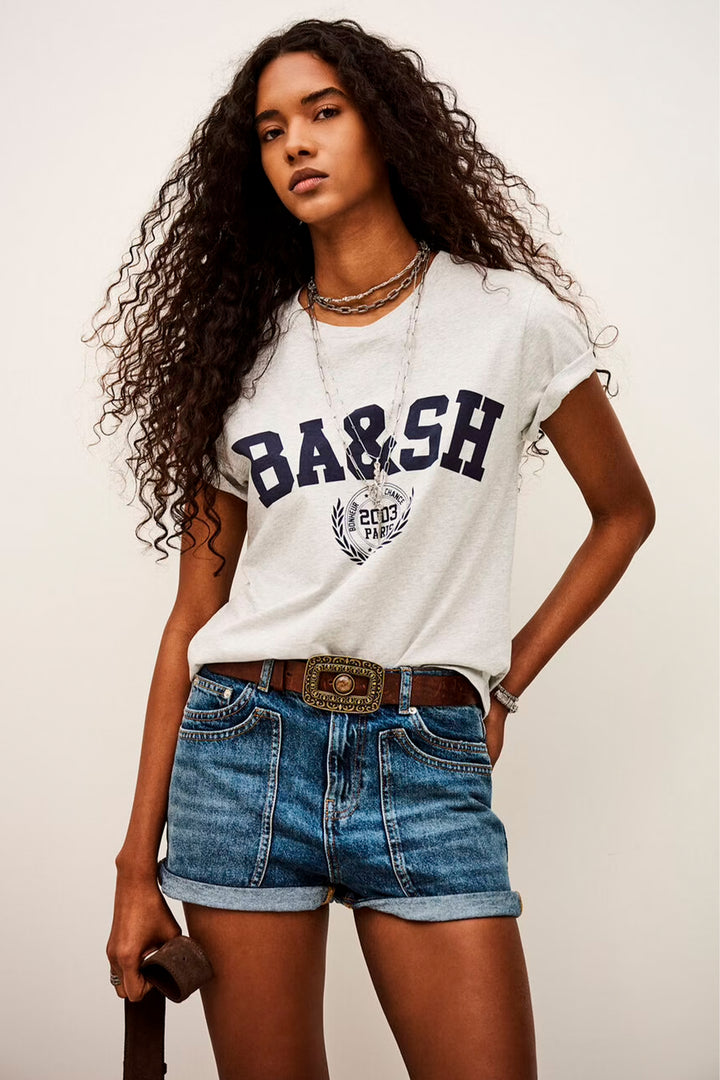 BA&SH Ioni T-Shirt - Gray