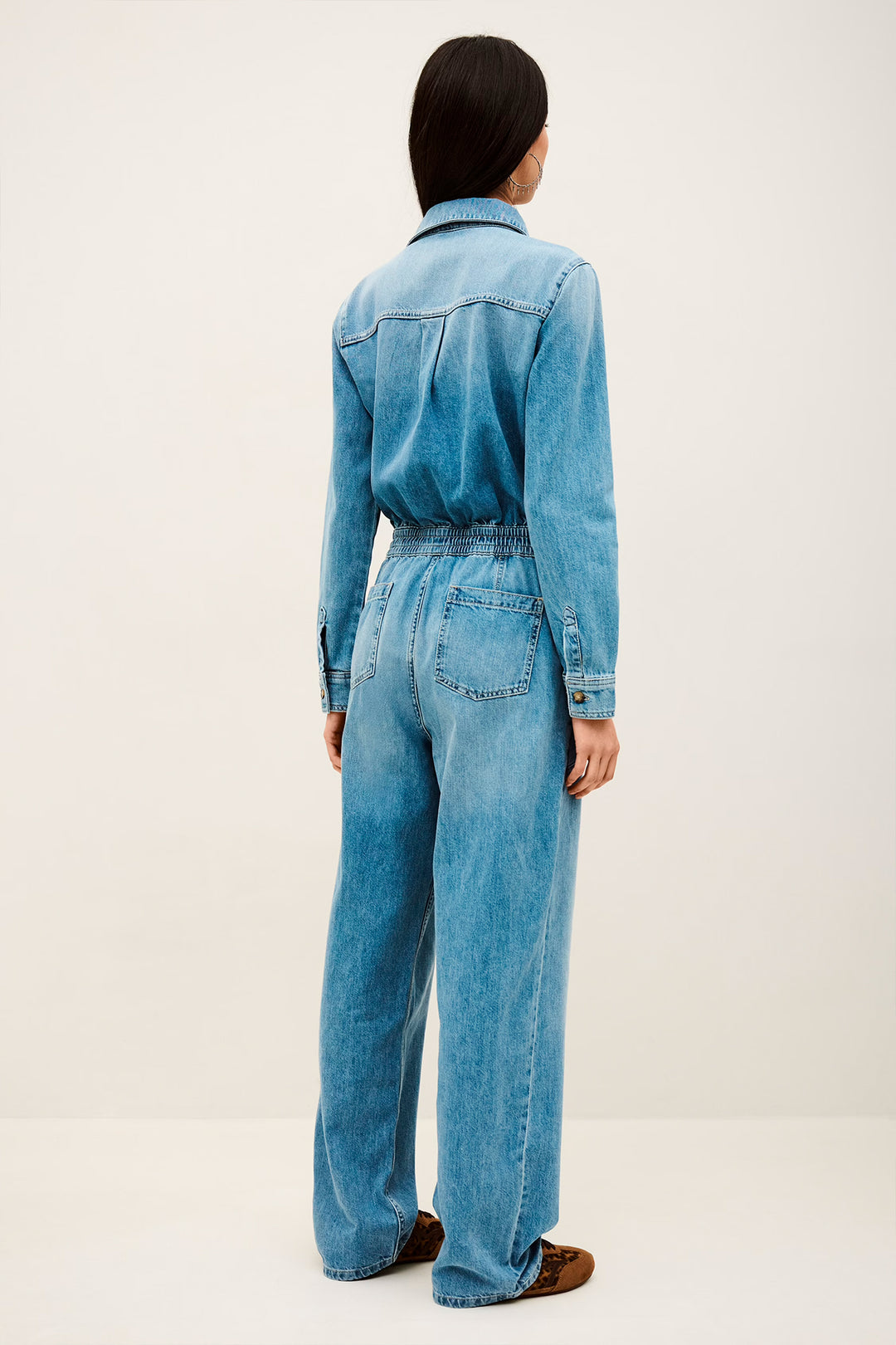 BA&SH Mirella Jumpsuit - Blue Denim