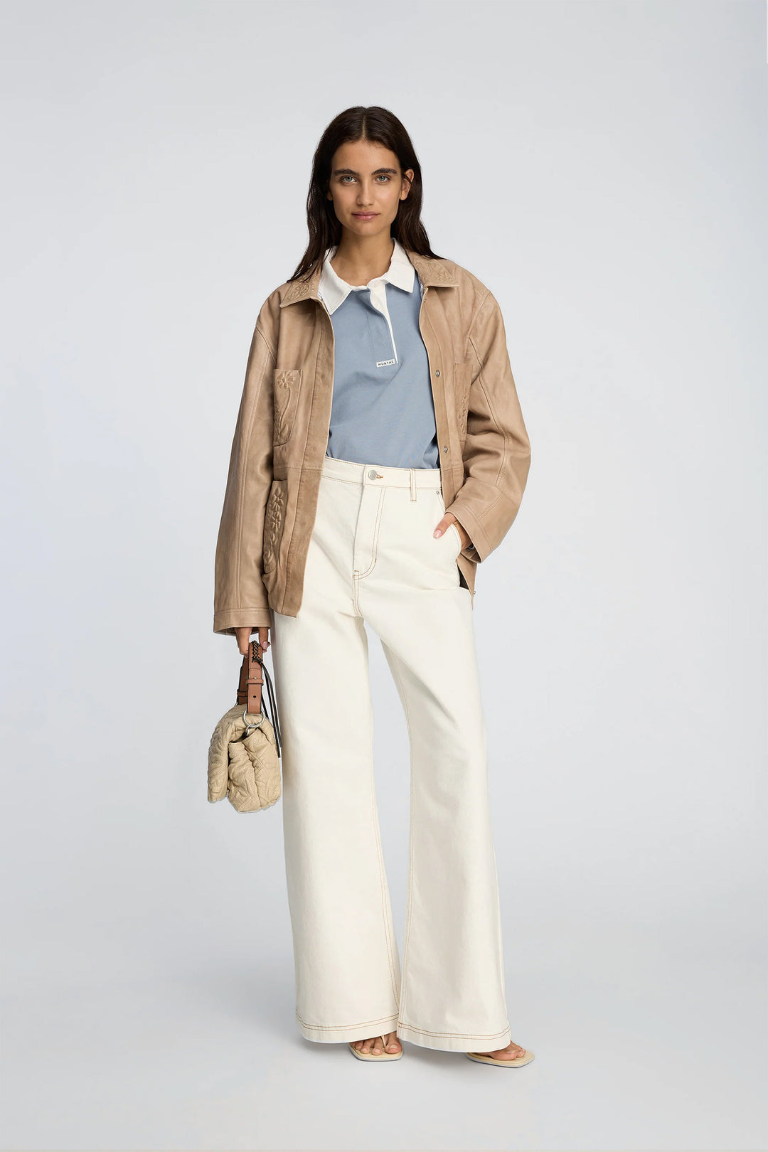 Munthe Becube Jeans - Ivory