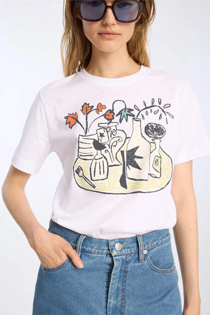 Munthe Ballon T-Shirt - White