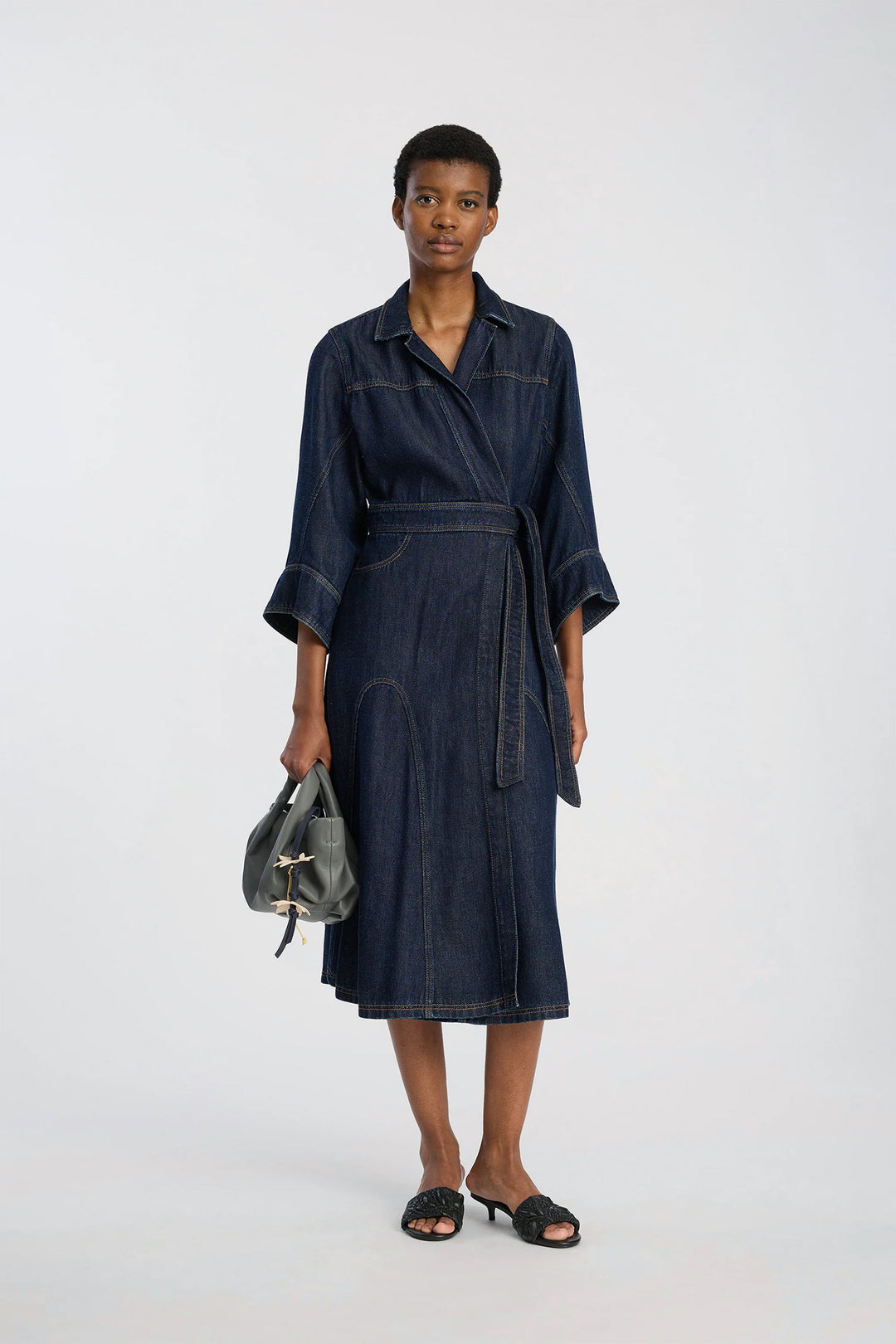 Munthe Bliss Dress - Indigo