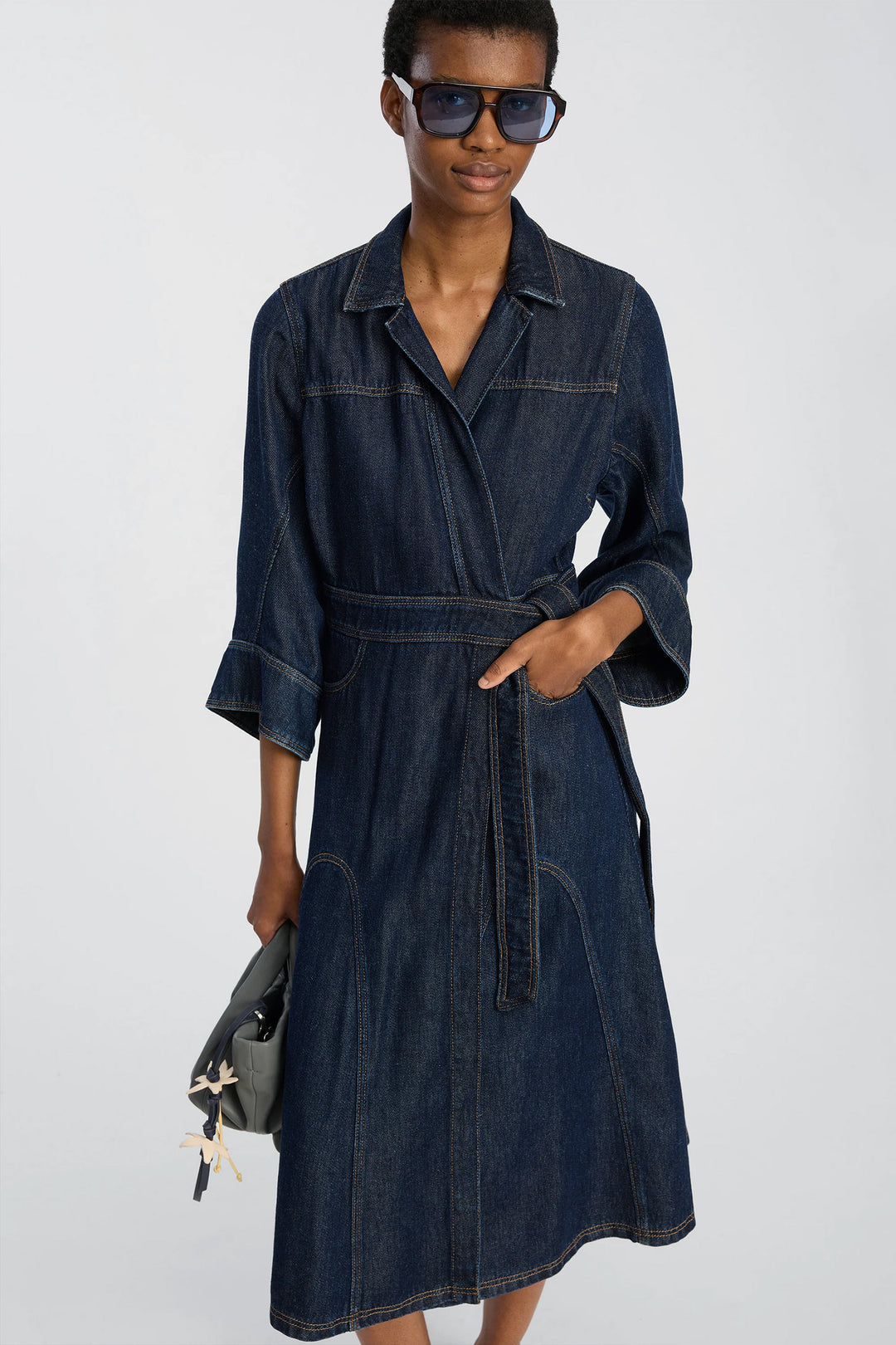 Munthe Bliss Dress - Indigo