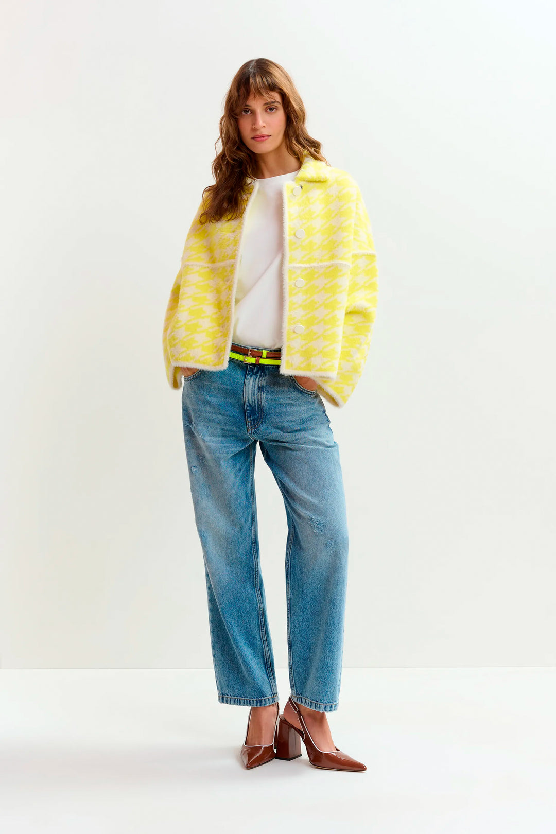 Essentiel Antwerp Joking Jacket - Lemon