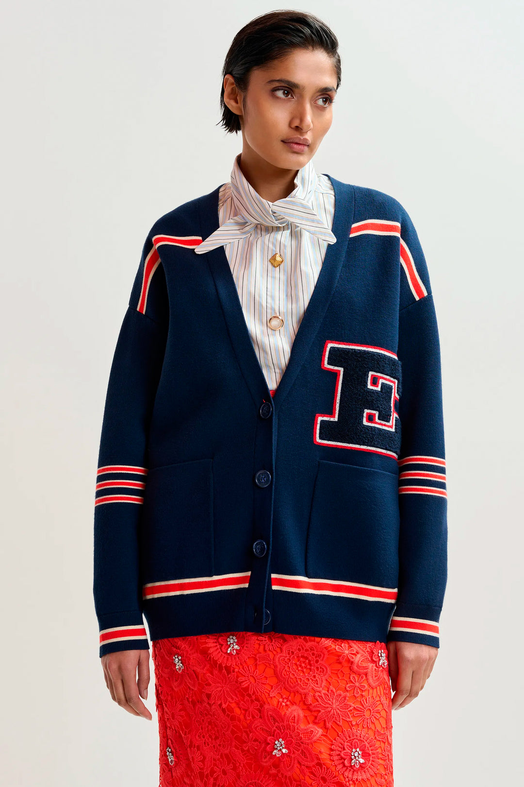 Essentiel Antwerp Jigan Cardigan - Navy