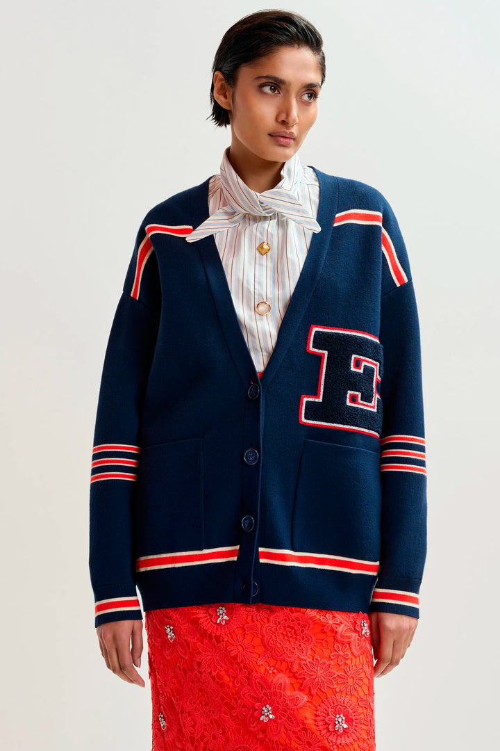 Essentiel Antwerp Jigan Cardigan - Navy