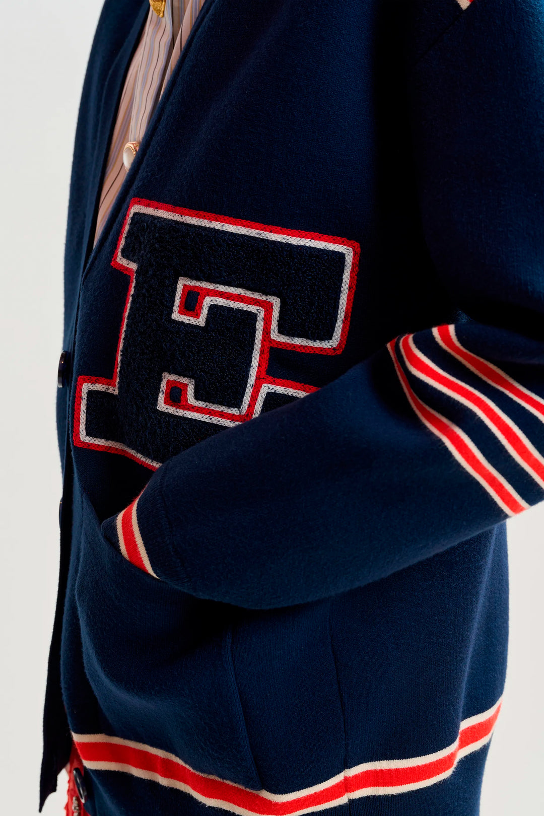 Essentiel Antwerp Jigan Cardigan - Navy