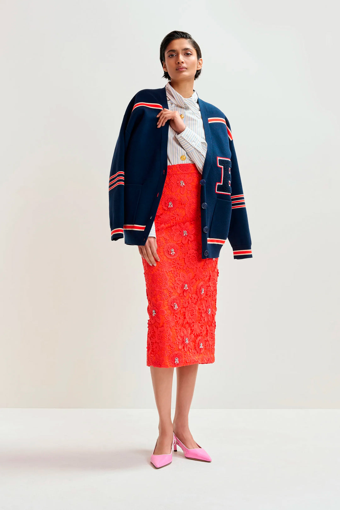 Essentiel Antwerp Jigan Cardigan - Navy