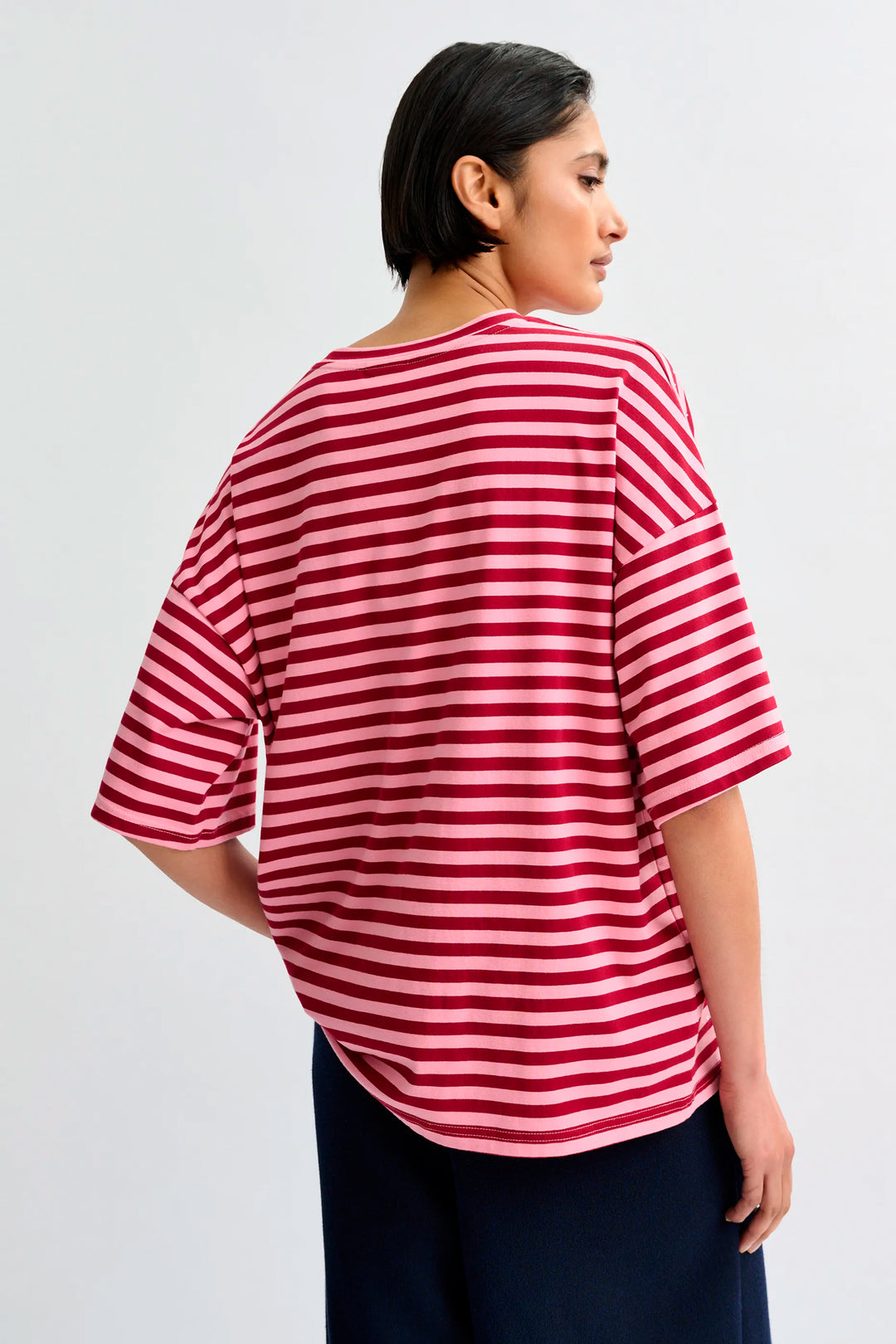 Essentiel Antwerp Joste Striped T-Shirt - Pink