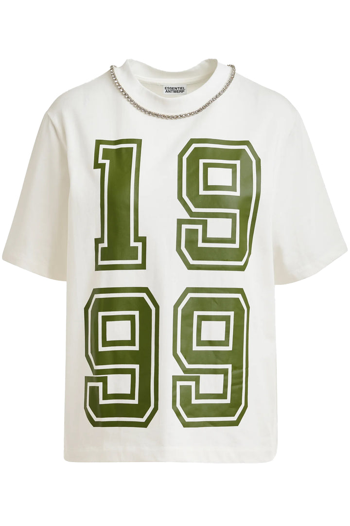 Essentiel Antwerp Jisos Tee - Off White