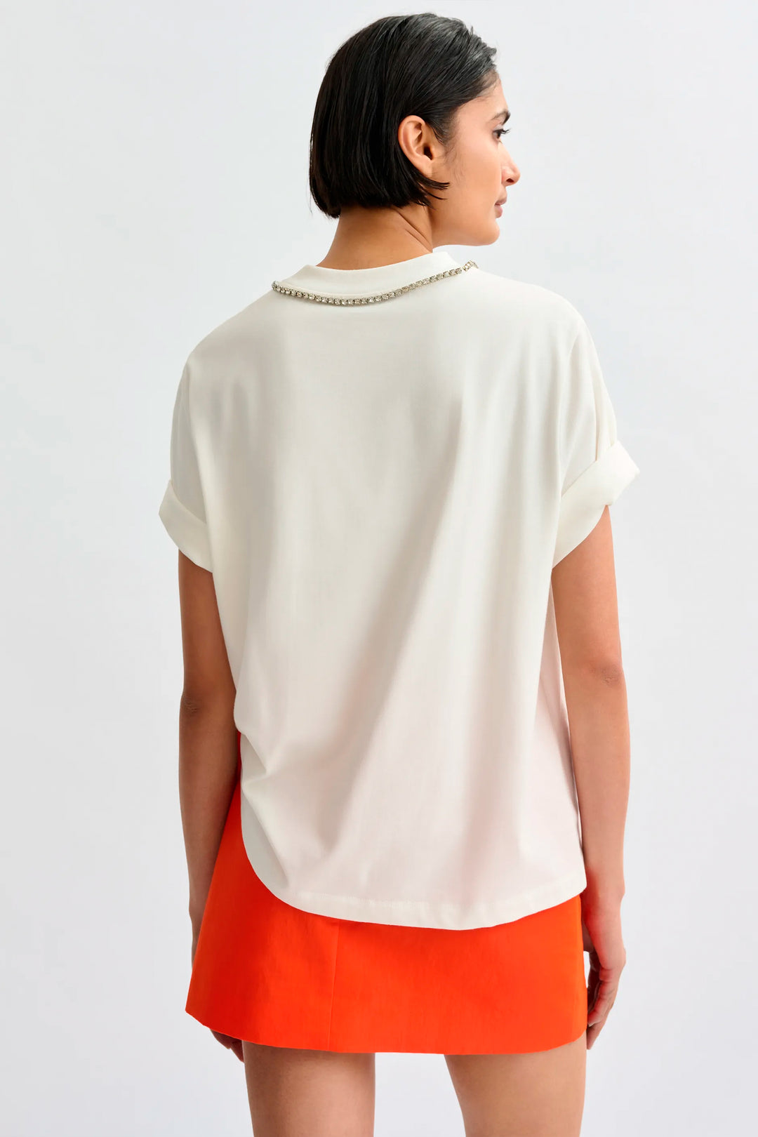 Essentiel Antwerp Jisos Tee - Off White