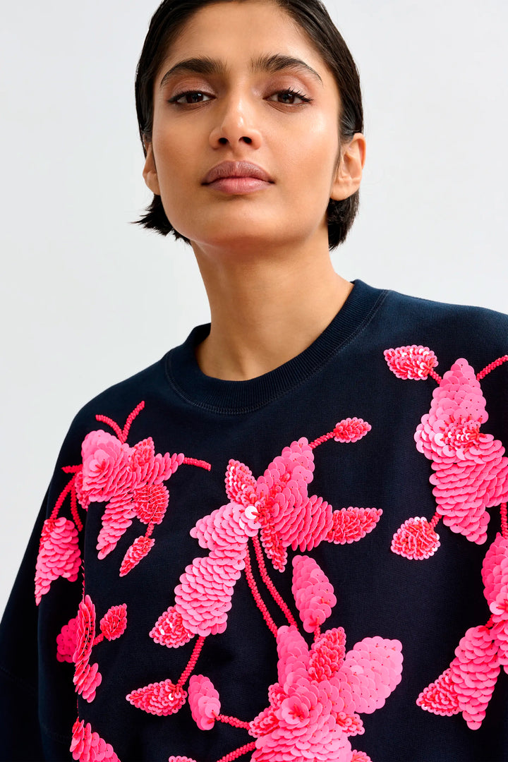 Essentiel Antwerp Jaga Sweatshirt - Navy