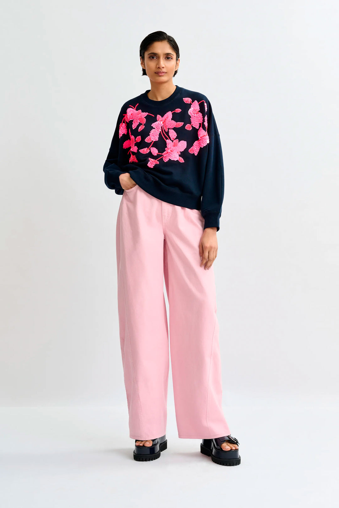 Essentiel Antwerp Jaga Sweatshirt - Navy